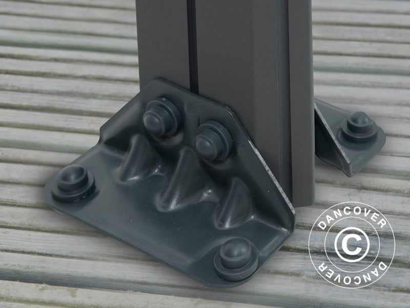 Paviljong Martinique 3,59x4,93m, Antrasitt