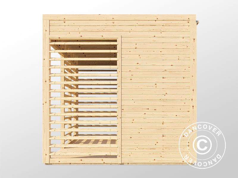 Paviljong i tre, Bertilo Garten Lounge 2, 3,37x2,34x2,32m