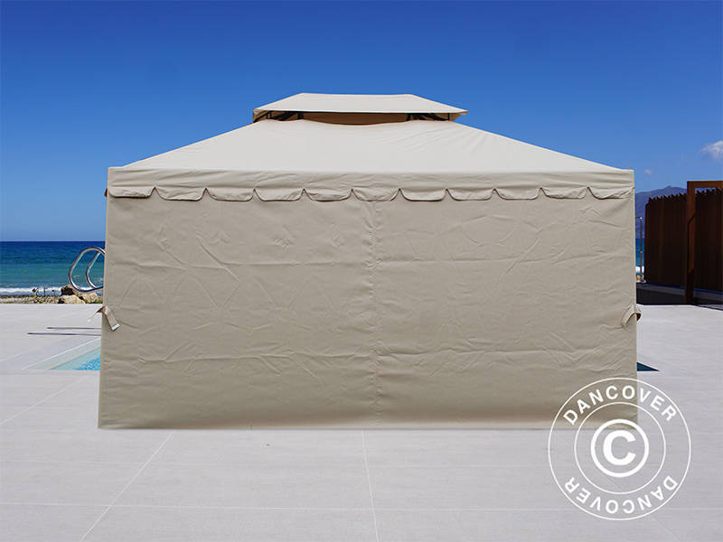 Paviljong Osiris 3x4m, M&oslash;rk Beige