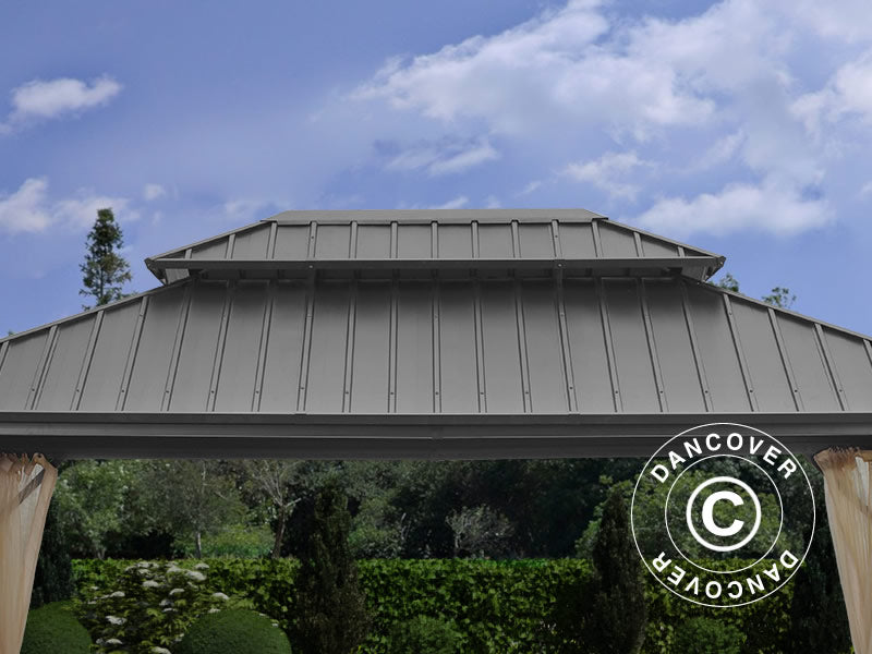 Gazebo San Francisco 3,65x4,85m Black+Ecru