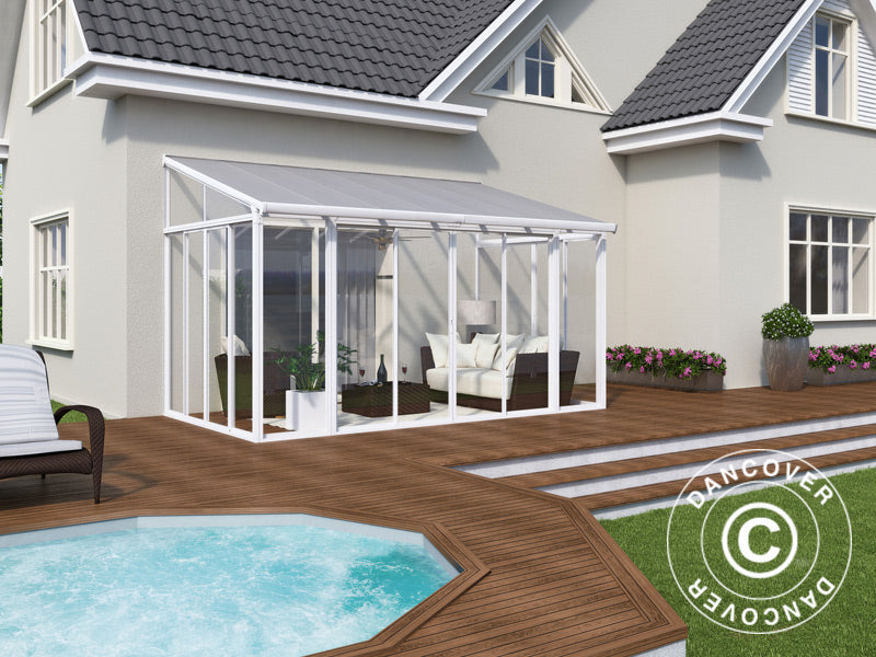 Vinterhage SanRemo, Palram/Canopia, 3x4,25m Hvit