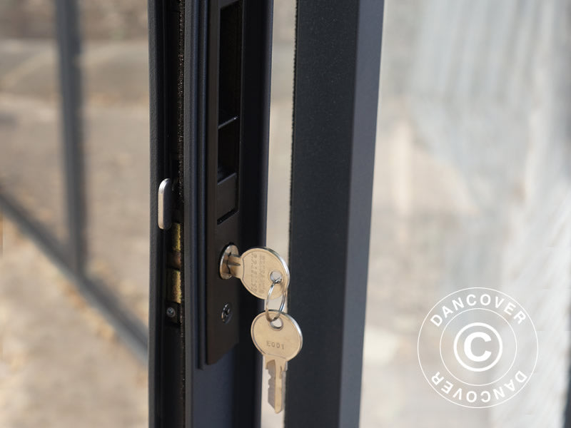 Vinterhage SanRemo, Palram/Canopia, 3x5,46m, Antrasitt