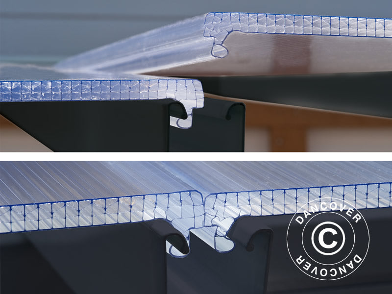 Vinterhage SanRemo, Palram/Canopia, 3x5,46m, Antrasitt