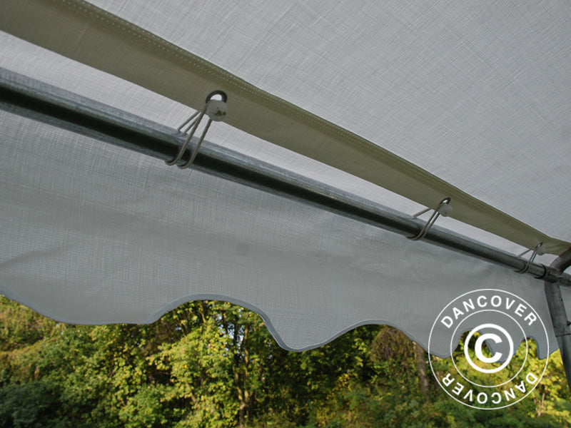 Partytelt PLUS 5x6m PE 700, Hvit