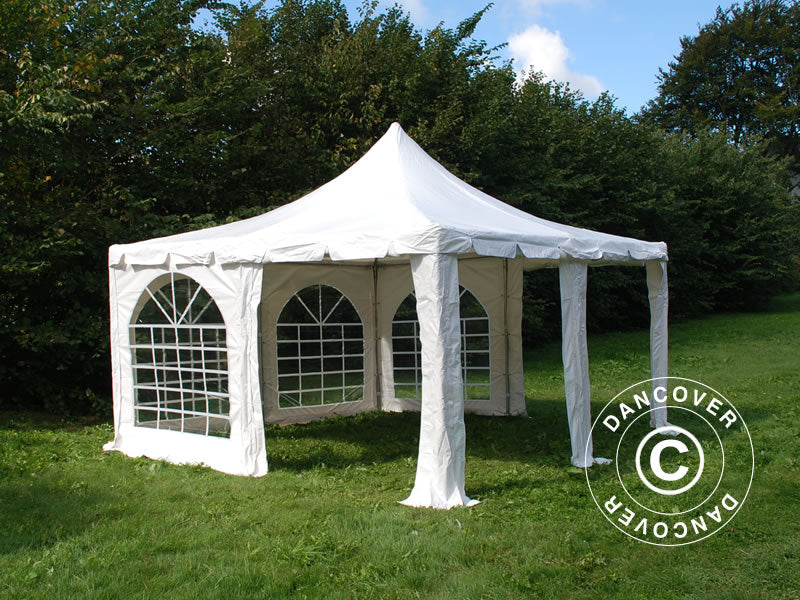 Partytelt Pagoda PRO 4x4m, PVC
