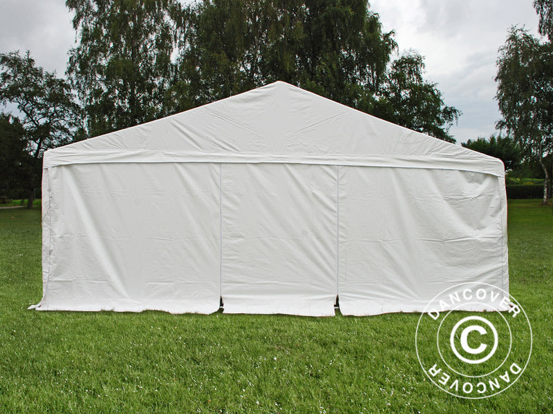 Partytelt Exclusive 6x12m PVC 900, "Arched", Hvit