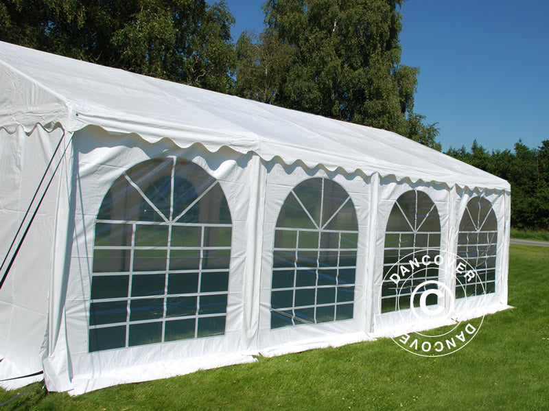Partytelt SEMI PRO Plus 6x8m PVC 900, Hvit