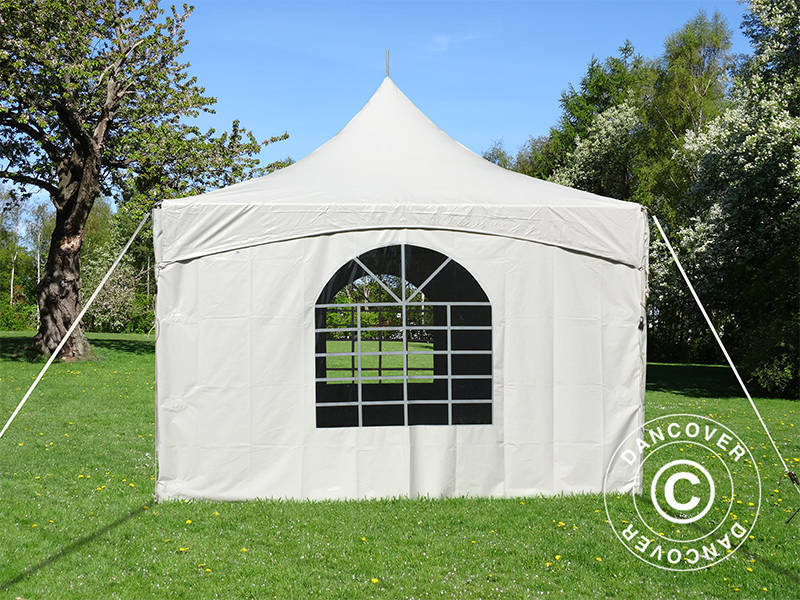 Pagoda partytelt PartyZone 3x3m, PVC, hvit