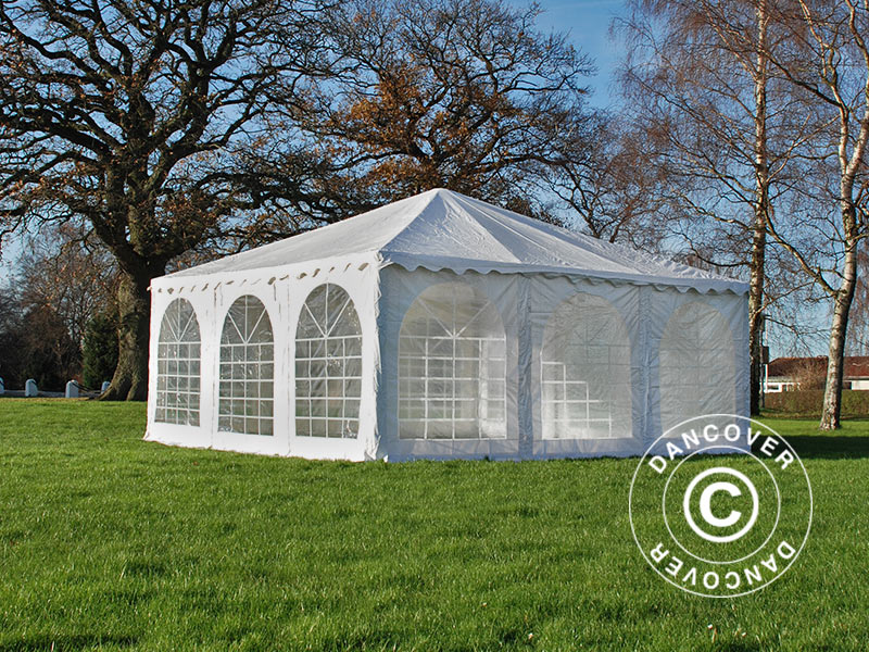 Pagode telt Exclusive 6x6m PVC, Hvit