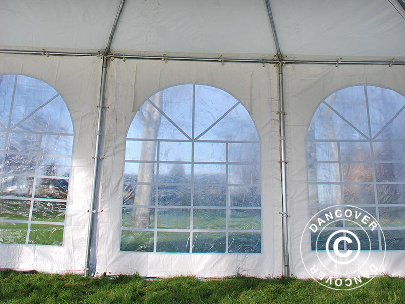 Pagode telt Exclusive 7x7m PVC, Hvit