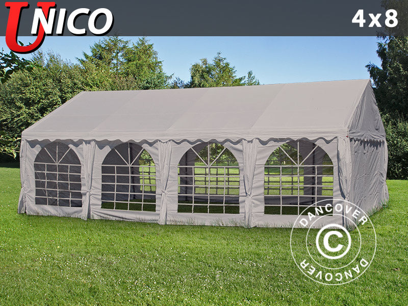 Partytelt UNICO 4x8m, Sand