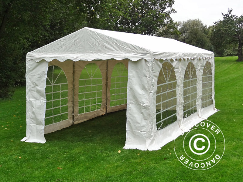 Partytelt SEMI PRO Plus 3x6m PVC 900, Hvit