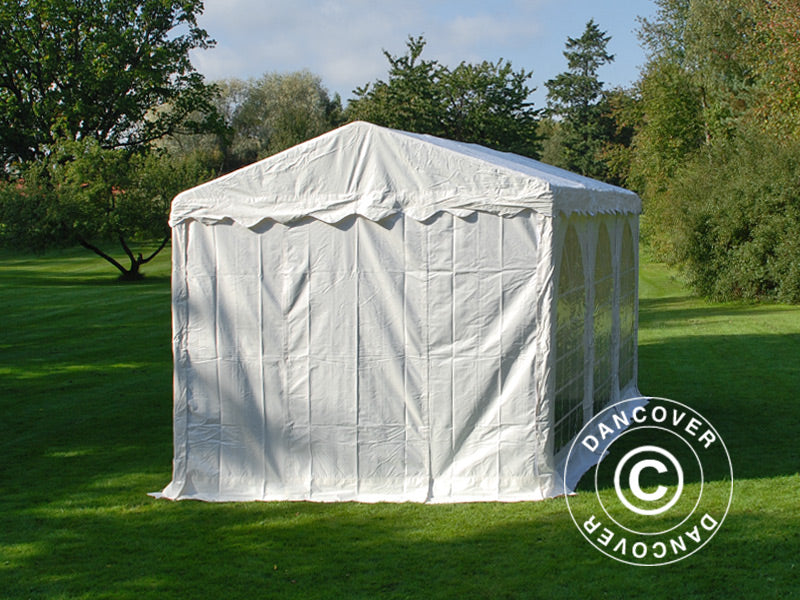 Partytelt SEMI PRO Plus 3x6m PVC 900, Hvit