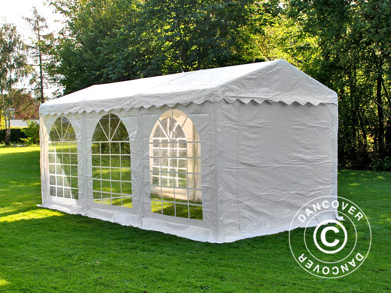 Partytelt SEMI PRO Plus 3x6m PVC 900, Hvit