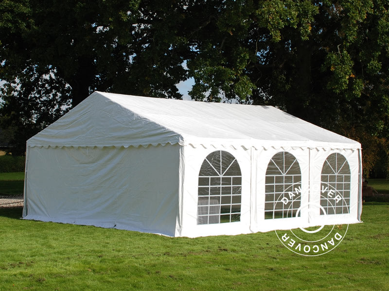Partytelt SEMI PRO Plus 7x7m PVC 900, Hvit