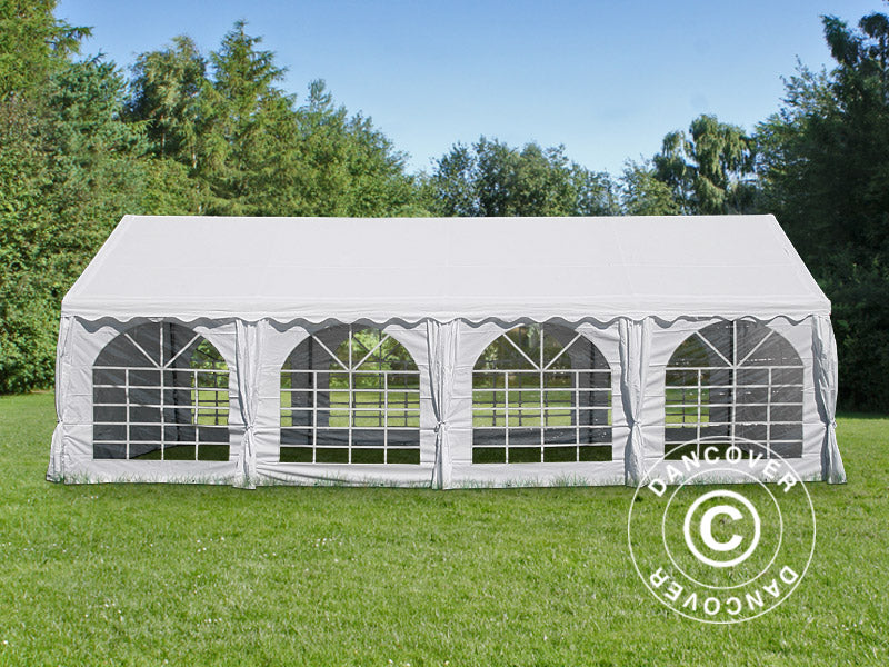 Partytelt UNICO 4x8m, Hvit