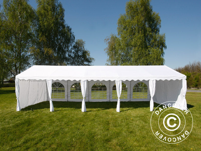 Partytelt UNICO 6x12m, Hvit