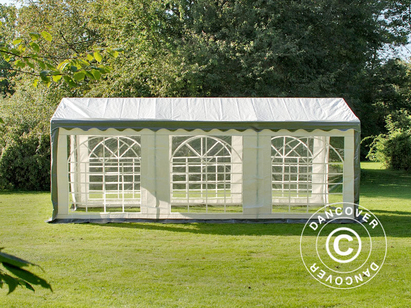 Partytelt PLUS 4x6m PE 700, Gr&aring;/Hvit