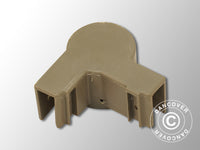 Toppbeslag til hjørnefot, Grå