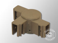 Toppbeslag til senterfot, Grå