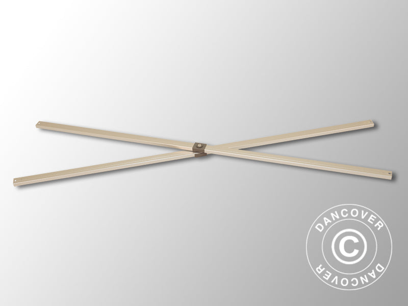 Saksestag komplett, 2m, Grått beslag