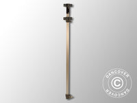 Senterfot komplett 2,25/2,55m, Grått beslag