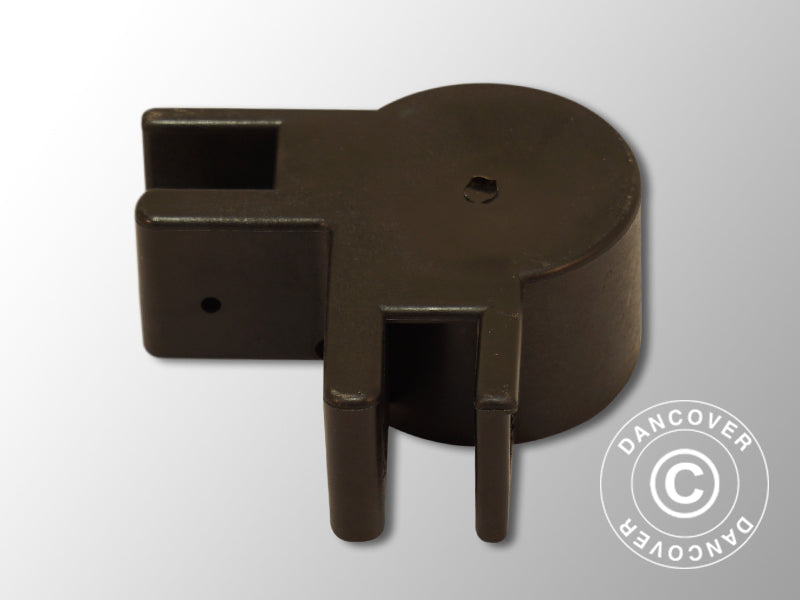 Toppbeslag til hjørnefot, Svart