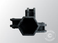 Toppbeslag til senterfot