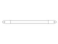 Diagonal støtte, Ø25x1158mm