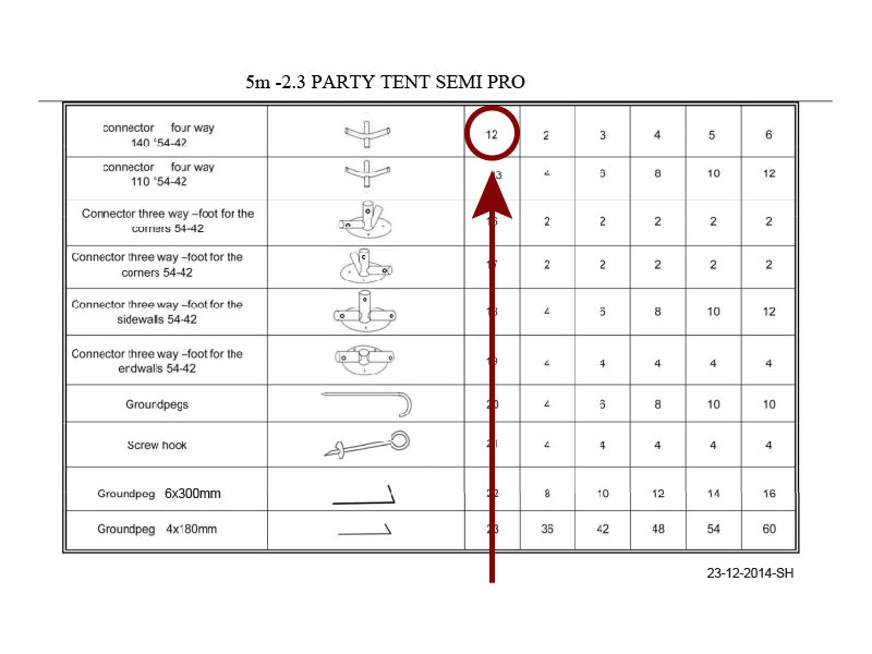 4-veis rørkobling, Ø42+Ø54mm, 140°