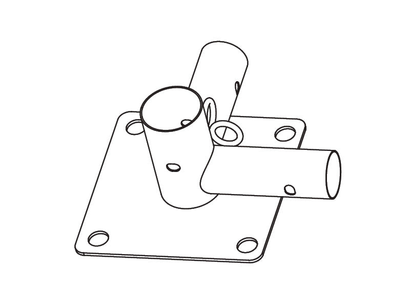 3-veis kobling m/V-fot