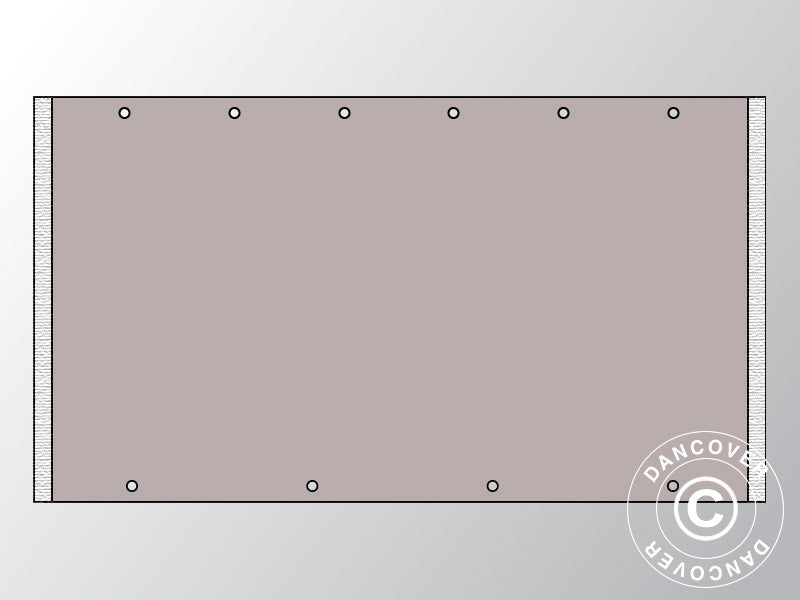 Endevegg UNICO 3m (3x3m), Sand