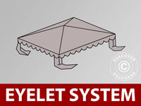 Takduk til partyteltet UNICO, PVC/Polyester, 3 x 3 m, Sand