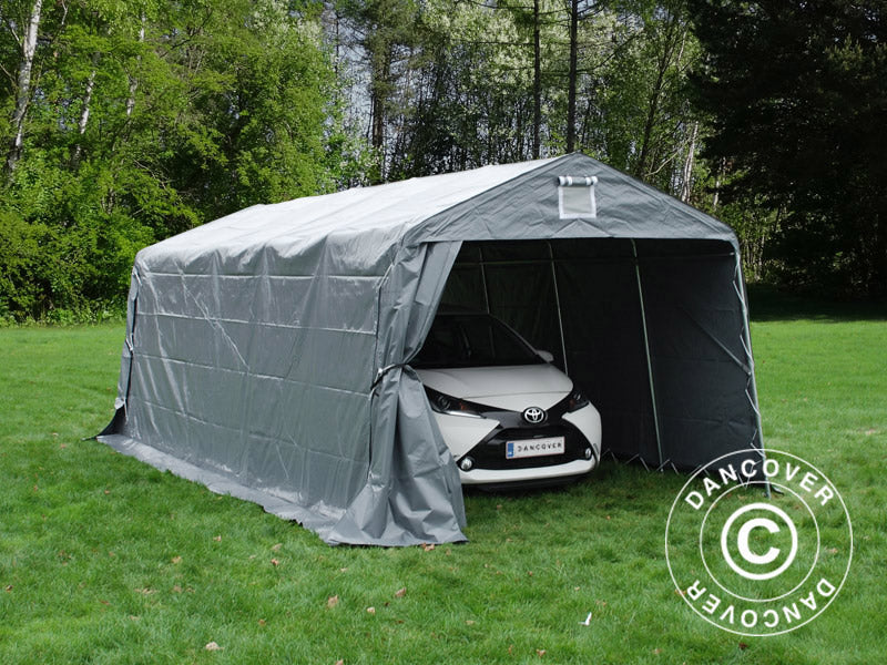 Garasjetelt PRO 3,3x6x2,4m PVC, Grå