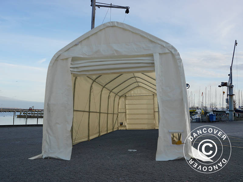 Telthall Oceancover 5,5x15x4,1x5,3m, PE, Hvit