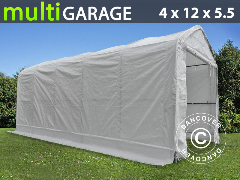 Telthall multiGarage 4x12x4,5x5,5m, Hvit