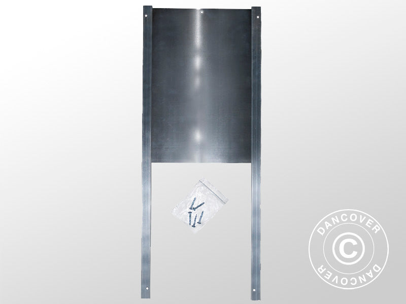 Luke til hønsehus/hønsegård, 0,2x0,32/0,6m, Aluminium