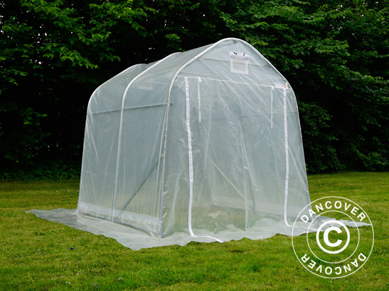 Polytunnel Drivhus, 2x2x2m, PE, 4m², Transparent