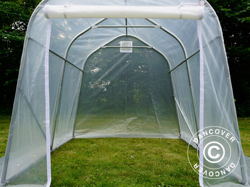 Polytunnel Drivhus, 2x2x2m, PE, 4m², Transparent