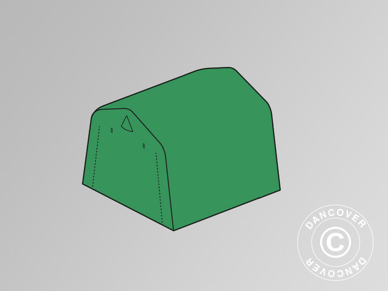 Takduk til oppbevaringstelt PRO 2,4x2,4m PE, grønn