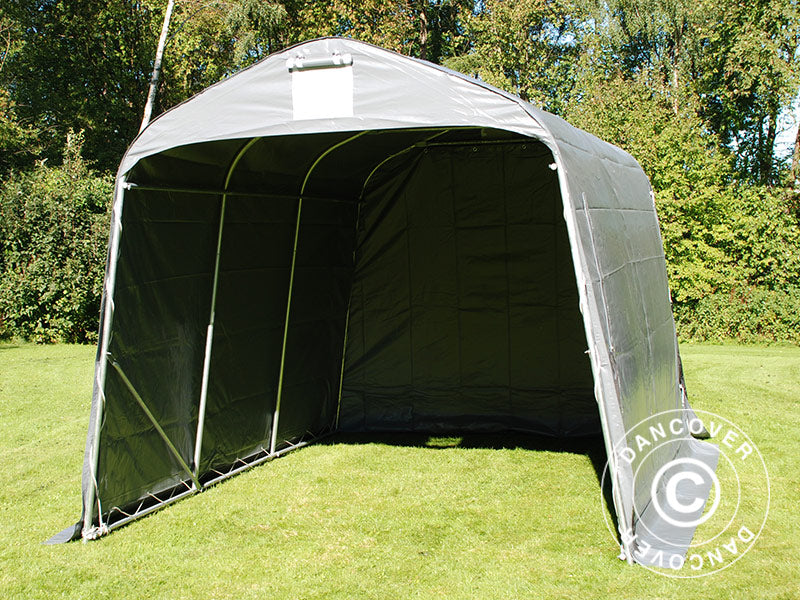 Oppbevaringstelt PRO 2,4x3,6x2,34m PVC, Grå