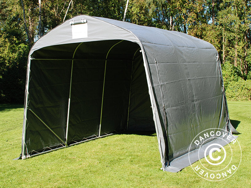 Oppbevaringstelt PRO 2,4x3,6x2,34m PVC, Grå