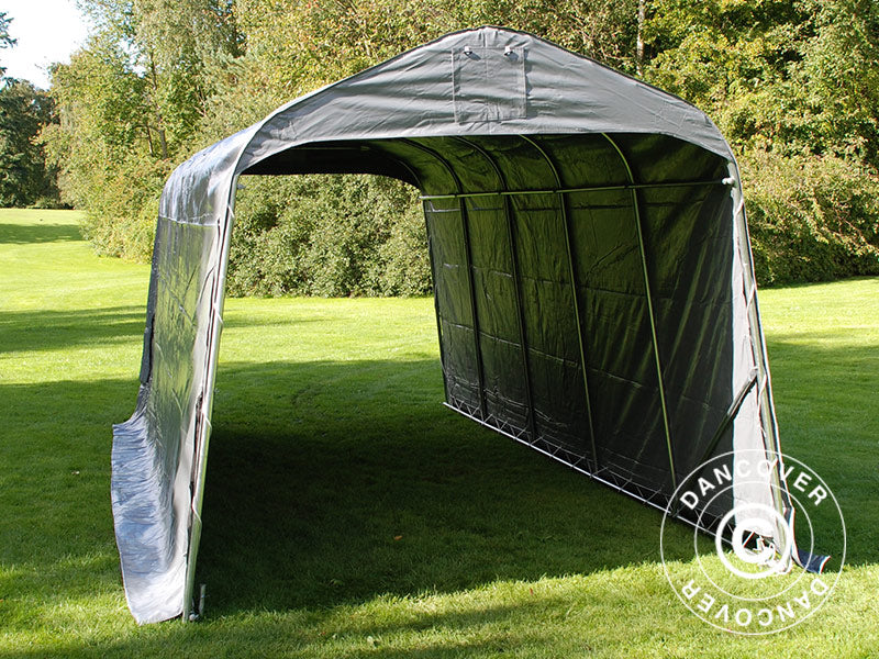 Oppbevaringstelt PRO 2,4x6x2,34m PVC, Grå