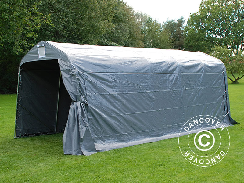 Oppbevaringstelt PRO 2,4x6x2,34m PVC, Grå