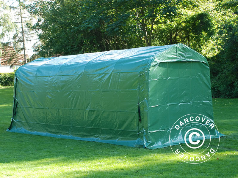 Oppbevaringstelt PRO 2,4x6x2,34m PVC, Grønn