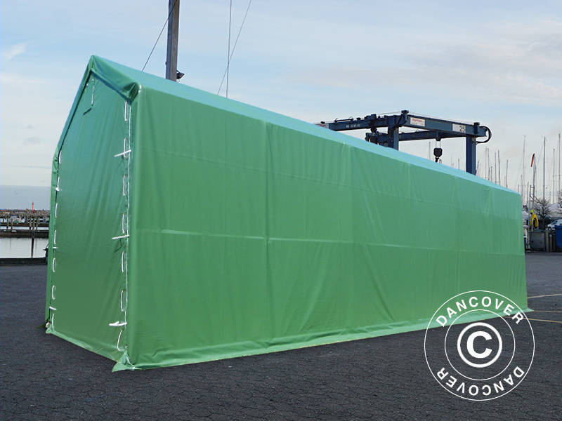 Lagertelt PRO XL 4x12x3,5x4,59m PVC, Grønn