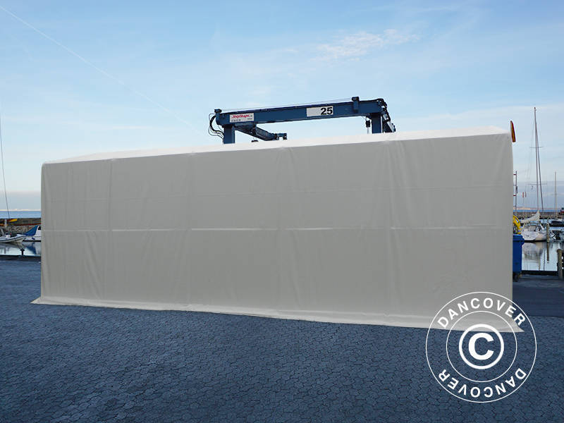 Lagertelt PRO XL 3,5x10x3,3x3,94m, PVC, Hvit