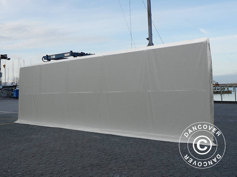 Lagertelt PRO XL 3,5x10x3,3x3,94m, PVC, Hvit