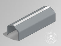 Takduk til Lagertelt PRO 6x18m PVC m/hvitt takpanel, Grå