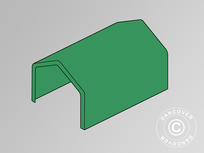 Takduk til Lagertelt PRO 4x6m PVC, grønn